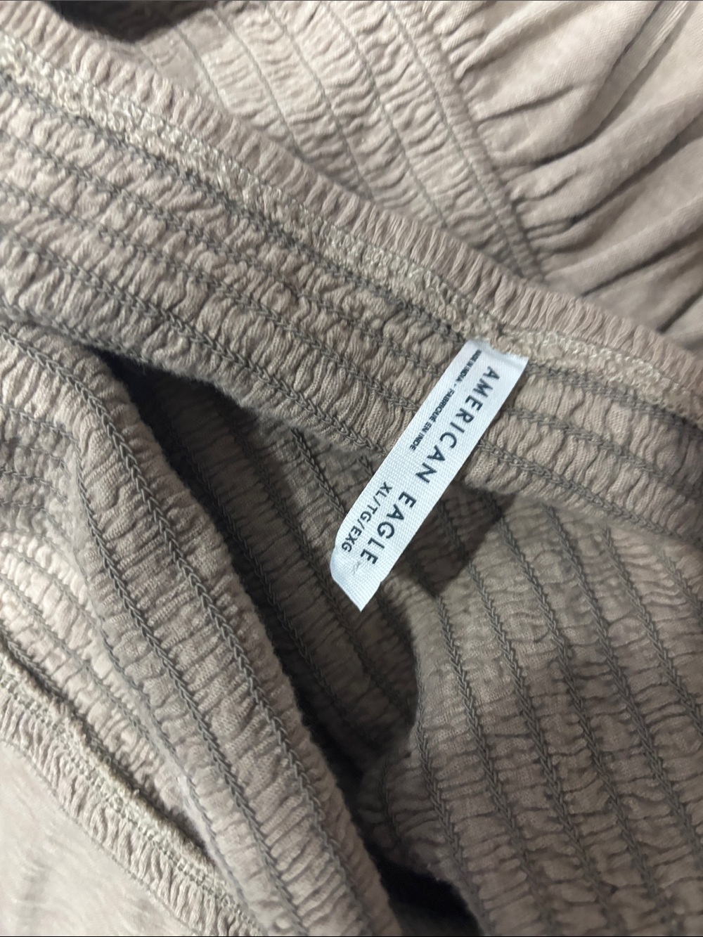 American Eagle Outfitters Light Tan  Strapless Jumpsuit NWOT - Picture 4 of 4